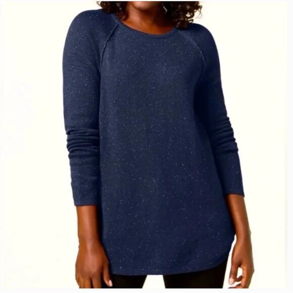 Karen Scott Speckled Lightweight Sweater - Picture 1 of 7